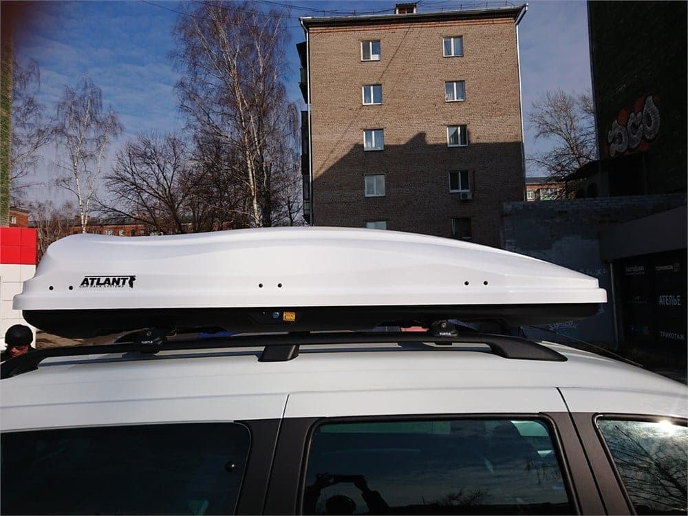 Бокс Diamond 500 (220*80*44) 500л., белый глянец, двухстороннее открывание